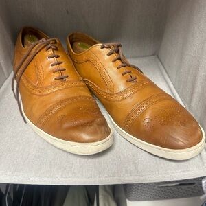 Allen Edmonds Brown Leather Oxford Shoes